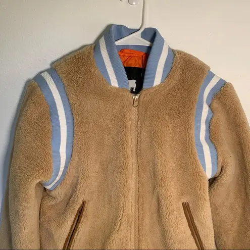 American Stitch Faux Fur Bomber Jacket Size M