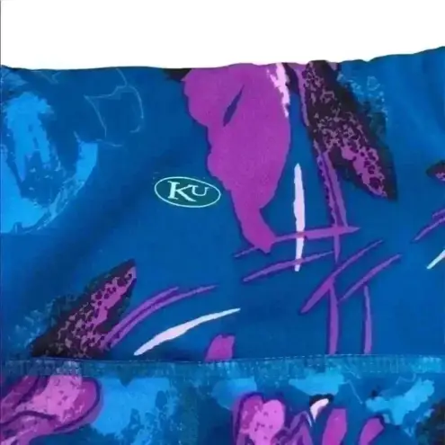 Kay Unger  Tropical Floral‎ Print Tummy Control High Waisted Pull On Size Medium