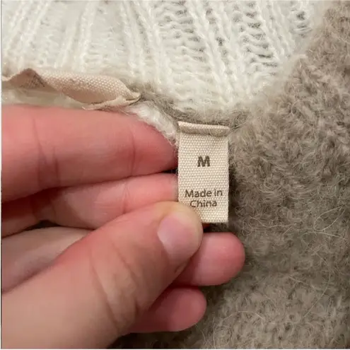 Soft Surroundings Tundra Sweater Colorblock Medium M