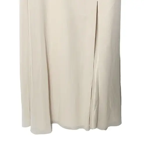 Marchesa Notte Cosenza One Shoulder Chiffon Gown Dress Women’s Size 10 Flawed