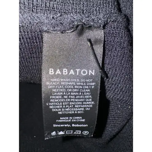 Babaton Aritzia Bodycon Mini Dress M Black Chic & Sexy LBD Minimalist: Simple M