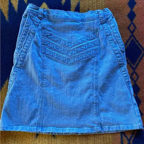 American Vintage VTG Denim Skirt! Front Pockets! S/M