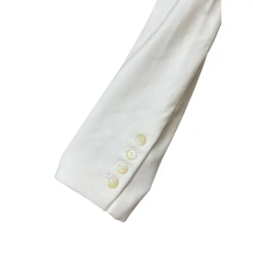 BOA Because Of Alice Boyfriend Blazer Size Medium Ivory White Oversized