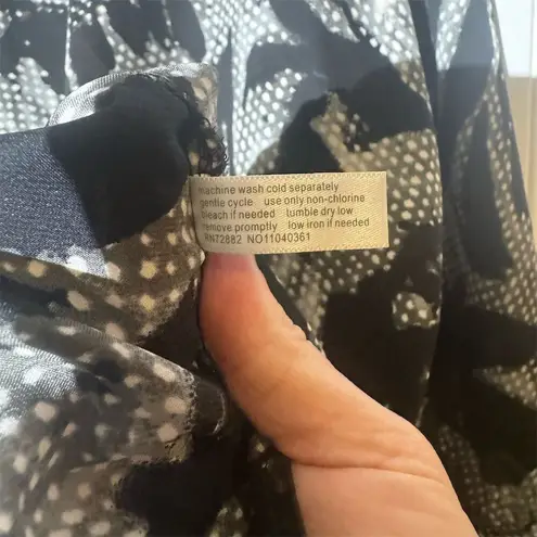 Fashion Bug 4X Oversized Abstract Floral Blouse | Vintage Y2K Goth Boho Chic