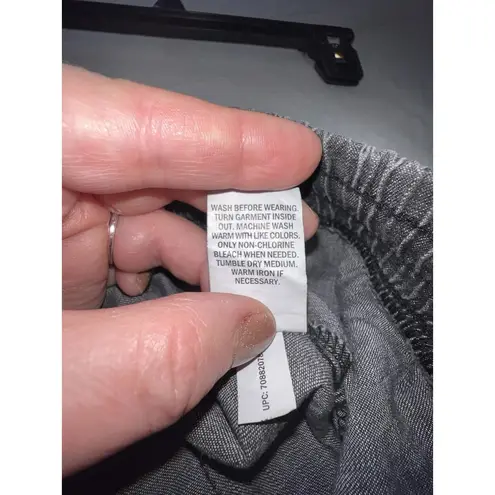 Falls Creek NWT Gray Lyocell Cotton Jogger Pants Elastic Waist Pockets Women’s S
