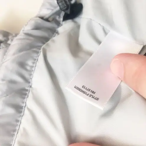 Eastern Mountain Sports EMS Freescape Quilted Jacket Light Gray Zip Size XS