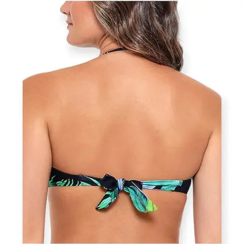 Salt + Cove | NWT | Juniors Size Large | Tropic Glo Bandeau Bikini Swim Top Black