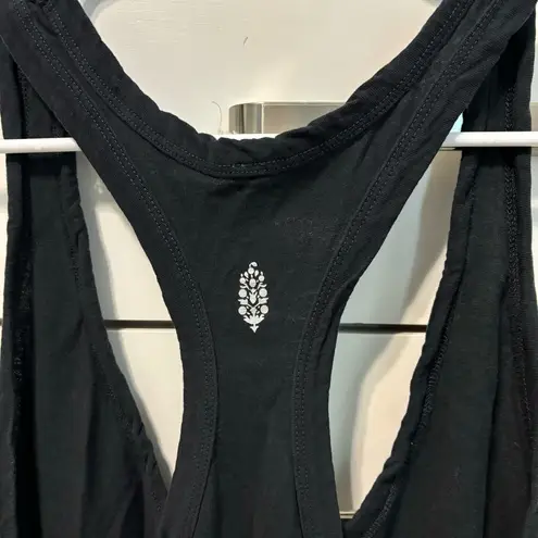 Free People Movement Black Keep Rolling Tank Top