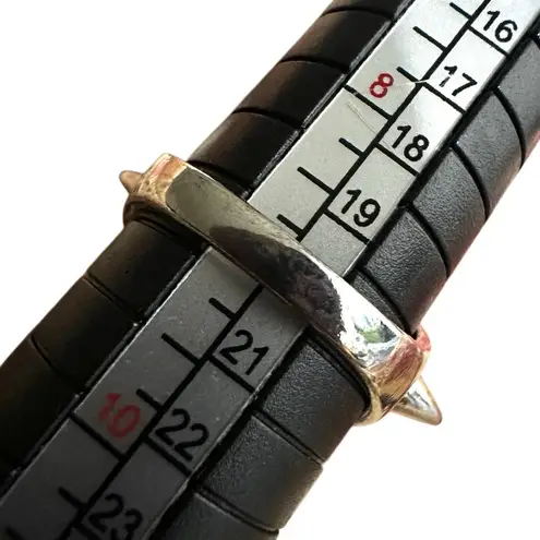 Punk Skull Spike Ring, Silver