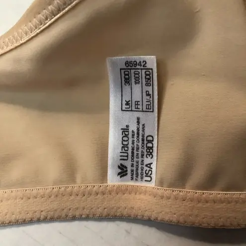 Wacoal Bra Custom Contours T-Back Convertible Front Closure in Sand Sz 38DD EUC