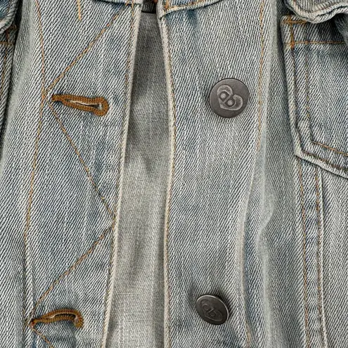 Vintage Y2K Light Wash Denim Jean Jacket Dear AB by Amanda Bynes Small Blue