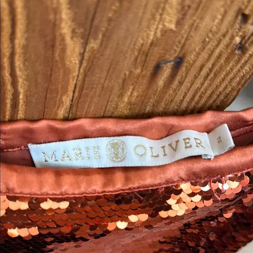 Marie Oliver Sequin Midi Pencil Skirt