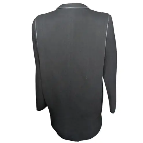 Vintage Pavilion Petite 100% Wool Black Overcoat Small Made in USA