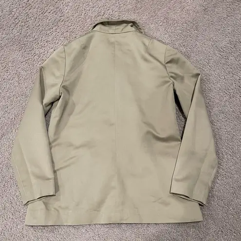 Classic Women's Tan Y2K Boho Style Collared Blazer