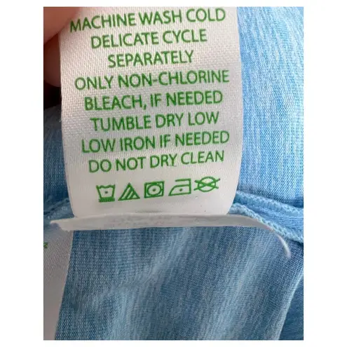 Lilly Pulitzer  Baby Blue Casual Long Sleeve Blouse Medium