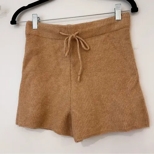 Kori Ripped Knit Shorts with Drawstring
