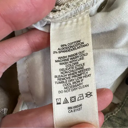 DKNY  Jeans Women's Boyfriend Denim Shorts Aztec Cream Pink Green 14 Stretch Cuff