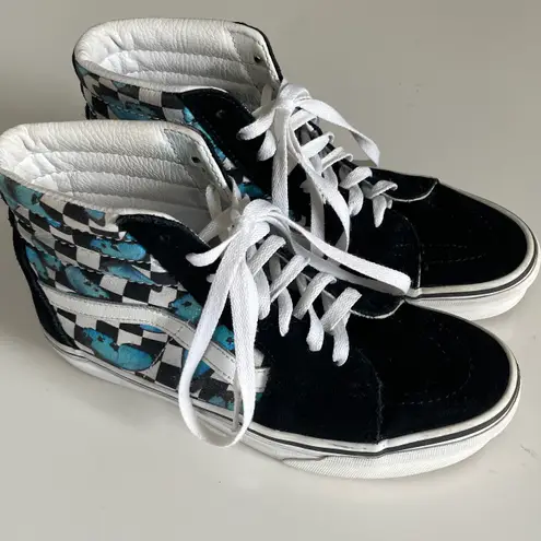 Vans Sk8-Hi blue butterfly sneakers