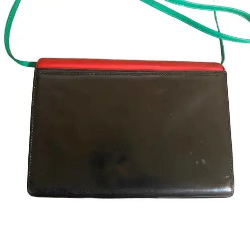 Multicolor Colorblock Envelope Crossbody Bag in Red/Yellow/Black/Royal Blue/Teal