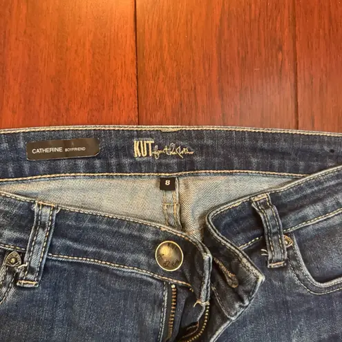 Kut From The Kloth Low Rise Dark Blue Jeans Size 8