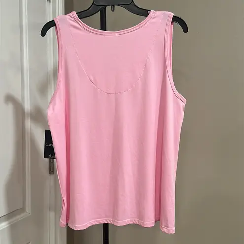 Cuddl Duds Women’s Sleeveless Pajama Top & Wide Leg Pajama Pant 2pc Set Large - Image 4