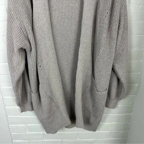 Universal Threads Universal Thread Taupe Tan Oversized Chunky Cardigan Sweater Size XS