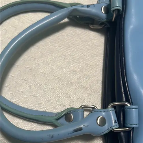 Roots Blue and navy blue Shoulder Bag with Vintage Design