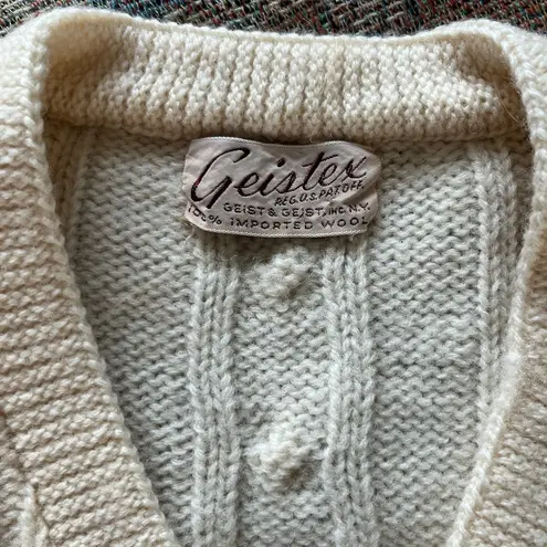 Vintage 1940s Geistex Wool Sweater S V