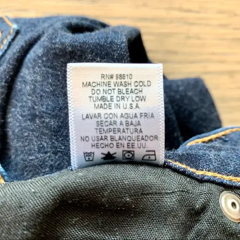 Just USA Dark Wash Denim Skinny Jeans Size 1