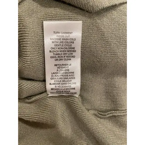 Tahari Mock Neck Sweater Short Sleeve Green Size XL NWT