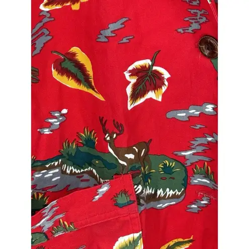 Vintage Chore Jacket By Birch Bros. The Eagles Eye Red Outdoors Size Large Barn