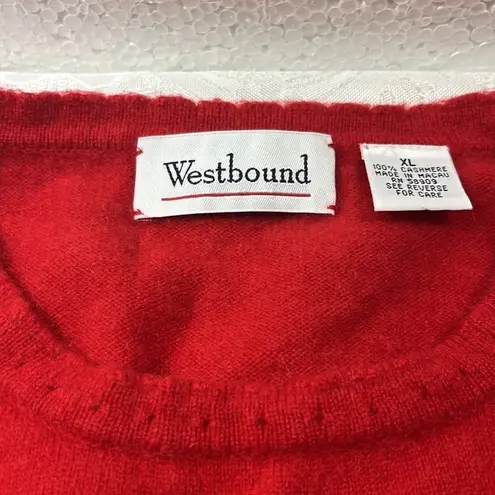 Westbound  cashmere  blouse XL