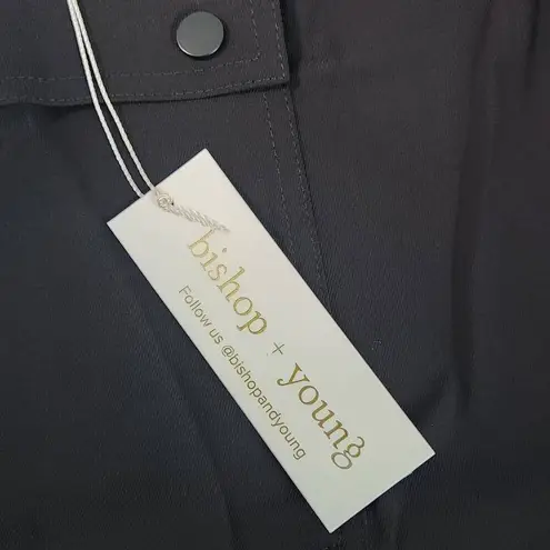 Bishop and Young Black Cargo Mini Wrap Skirt NWT Size XS Mini Black Military Skirt