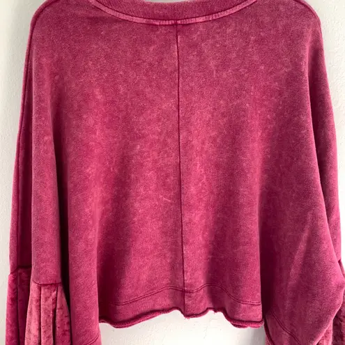 Free People // Velvet Bell Sleeve Pullover