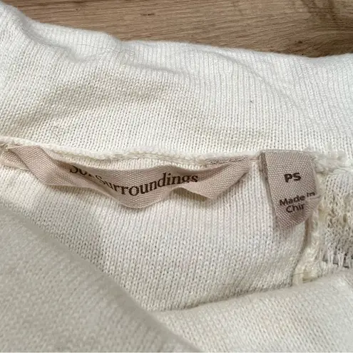 Soft Surroundings Sabal Textured Sweater Women’s Petite Small