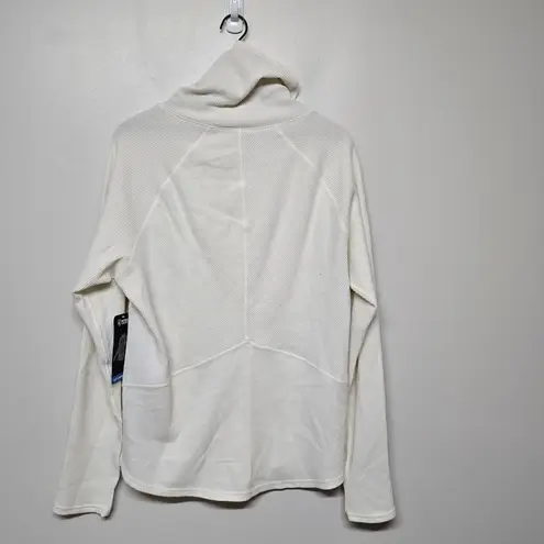 Kuhl Petra Thermal Waffle Turtleneck Shirt Women's XL Cream Sea Salt NWT