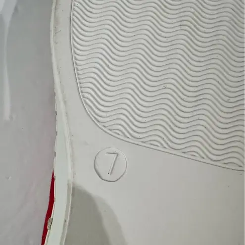 Kate Spade  NY Red Boat Party Canvas Espadrille Sneakers Size 7