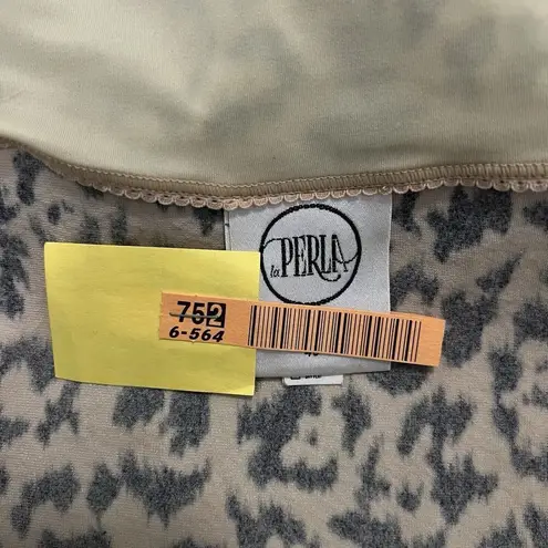 La Perla Ritmo Corset Padded Underwire Bustier Leopard Top Italy Women’s 46/S