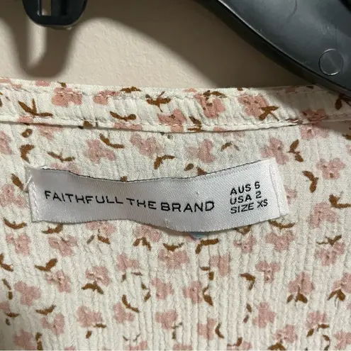 Faithfull the Brand Trinidad Front Tie Cut Out Dress- Size 2 (XS)