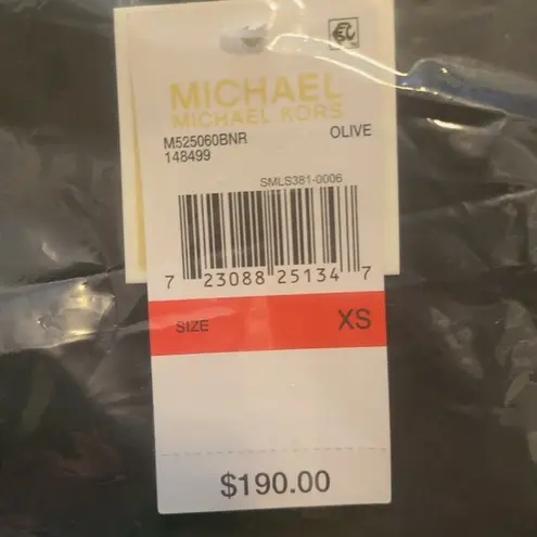 Michael Kors  Olive Soft Shell Jacket
