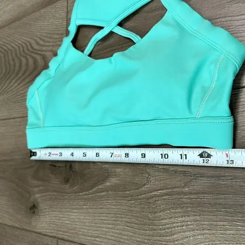 The Bar Chestee x Bella Kandace Halter Sports Bra Mint Green Size 8