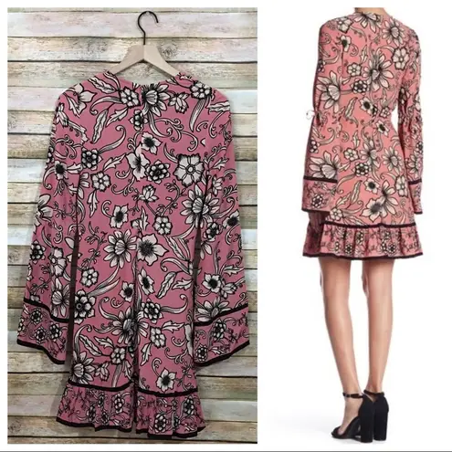 For Love & Lemons NWT  Ayla Plunging Minidress - Pink - Medium