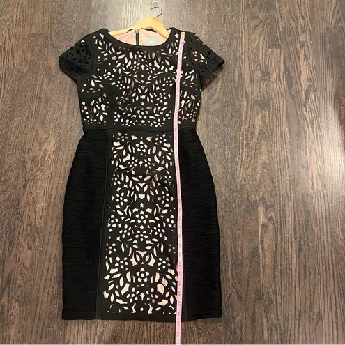 Maeve Black Cutout Midi Dress