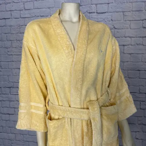 Ralph Lauren Vintage  His & Her Terry towel robe in yellow size M & L