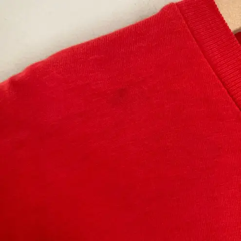 PINKO Italy Daphne Believe In Yourself Tee Hot Pink Embellished Womens Small NEW