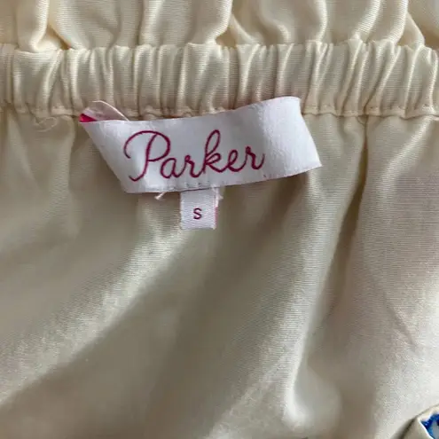 Parker  Jenay Off the Shoulder Blouse in Cream Multi Stripe‎ Size US Small