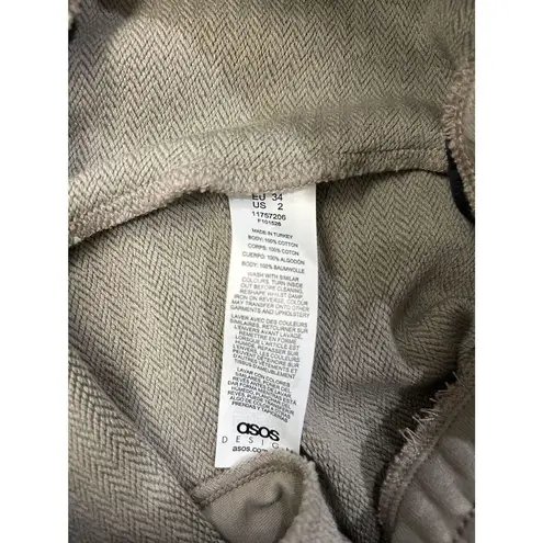 ASOS  DESIGN sethigh waisted sweat short with deep waist band Size 2