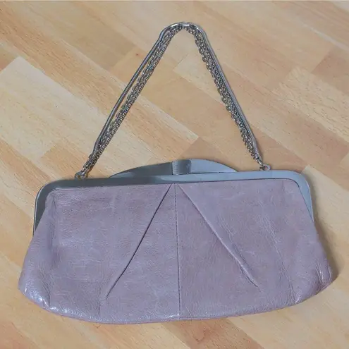 Hobo International Womens Hayley Clutch Wallet Handbag Pink (Cameo) Clasp Chain