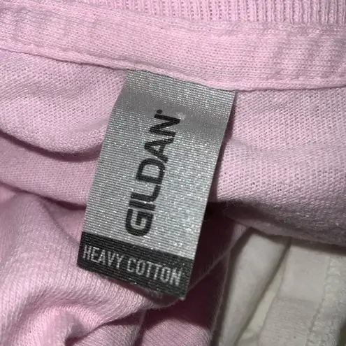 Gildan Pink Cotton Mexican Carnival Cruise Skeleton Short Sleeve Crewneck T-Shirt