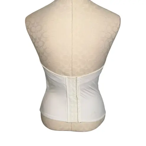 Felina Strapless Seamless Lightweight Bustier Bra in White Size 36D - Image 5